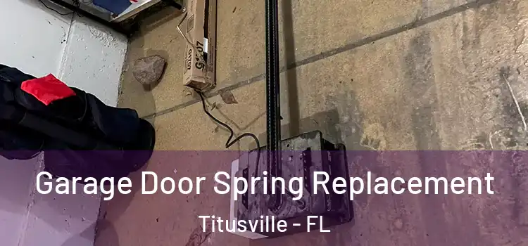 Garage Door Spring Replacement Titusville - FL