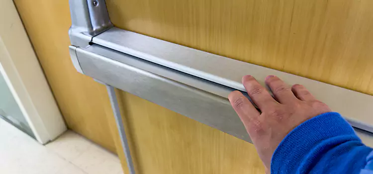 Installing a Push Bar on a Door Titusville